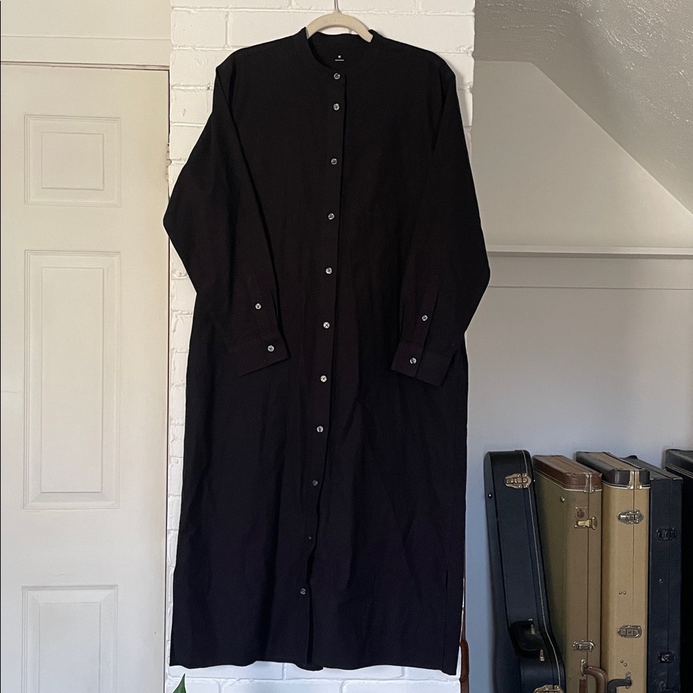 Muji Women’s Cotton Blend Shirt Dress